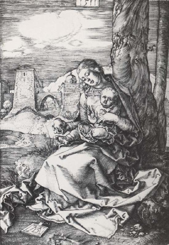Albrecht Durer The Madonna with the pear Norge oil painting art